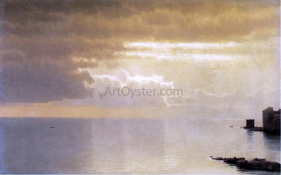  William Stanley Haseltine A Calm Sea, Mentone - Canvas Art Print