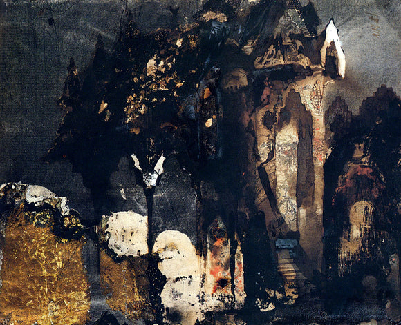  Victor Hugo A Castle In A Fantastic Landscape - Canvas Art Print