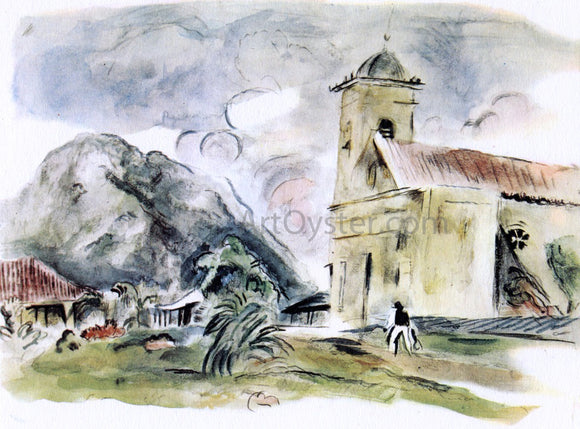  Jules Pascin A  Church in Cuba - Canvas Art Print
