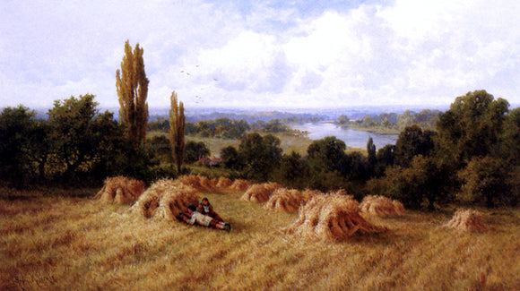  Henry Hillier Parker Corn Field, Chertsey-On-Thames, Surrey - Canvas Art Print