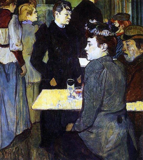  Henri De Toulouse-Lautrec A Corner in the Moulin de la Galette - Canvas Art Print