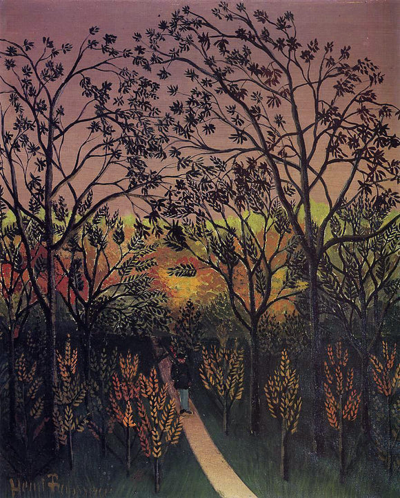  Henri Rousseau Corner of the Plateau of Bellevue - Canvas Art Print