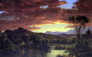  Frederic Edwin Church Country Home - Canvas Art Print