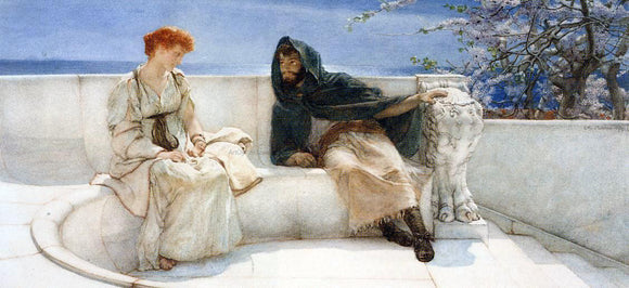  Sir Lawrence Alma-Tadema A Declaration - Canvas Art Print