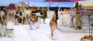  Sir Lawrence Alma-Tadema A Dedication to Bacchus - Canvas Art Print