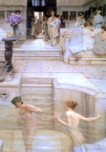  Sir Lawrence Alma-Tadema A Favourite Custom - Canvas Art Print