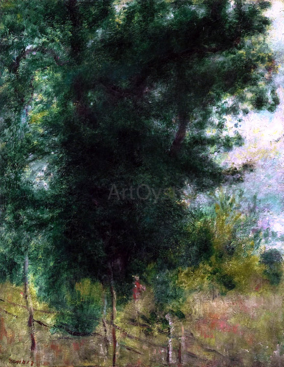  Pierre Auguste Renoir A Fence in the Forest - Canvas Art Print