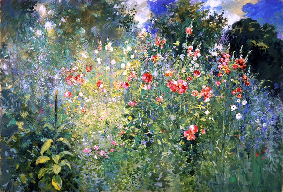  Ross Turner A Garden in a Sea of Flowers - Canvas Art Print
