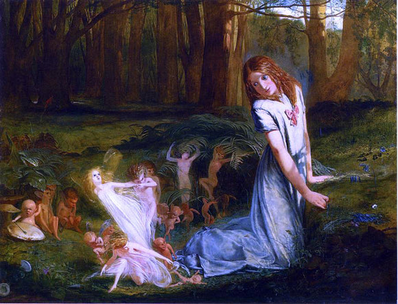  Charles Hutton Lear A Glimpse Of The Fairies - Canvas Art Print