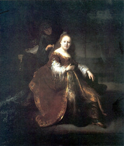  Rembrandt Van Rijn A Heroine from the Old Testament - Canvas Art Print