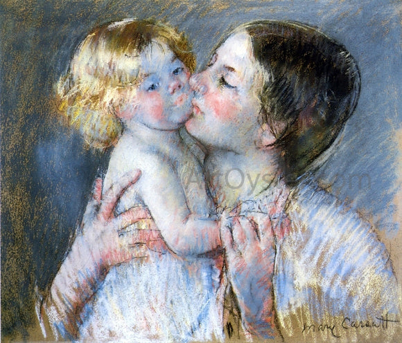  Mary Cassatt A Kiss for Baby Anne (no. 3) - Canvas Art Print