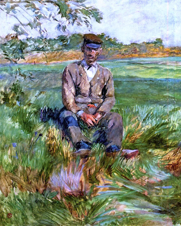  Henri De Toulouse-Lautrec A Laborer at Celeyran - Canvas Art Print