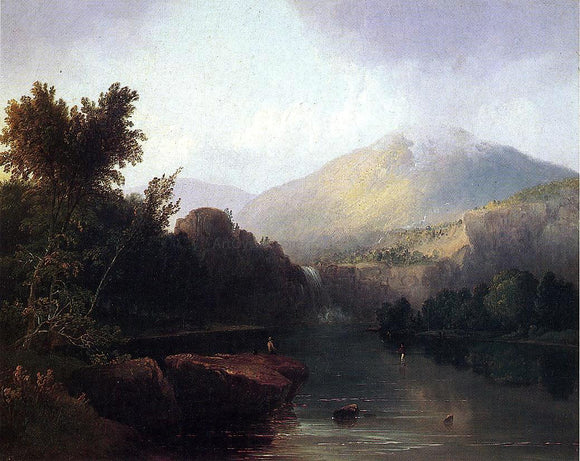  Thomas Doughty A Lake in the White Mountains - Canvas Art Print