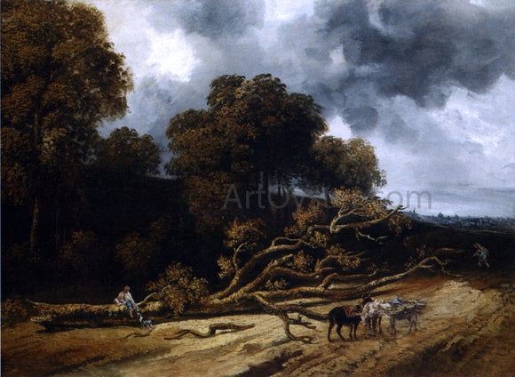  Georges Michel Landscape with Fallen Trees - Canvas Art Print