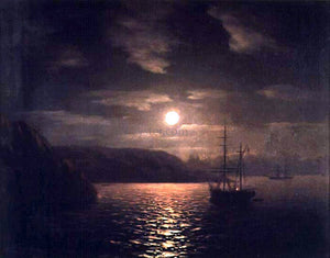  Ivan Constantinovich Aivazovsky A Lunar Night on the Black Sea - Canvas Art Print