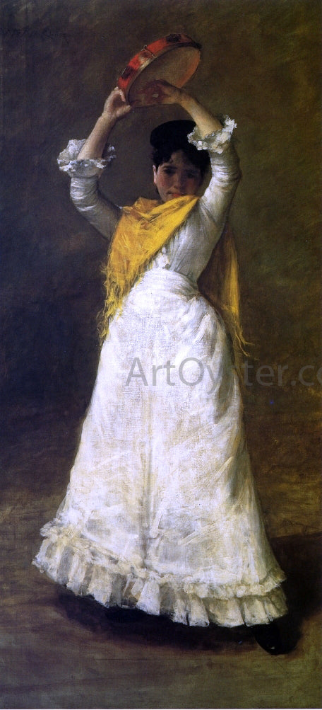  William Merritt Chase A Madrid Dancing Girl - Canvas Art Print