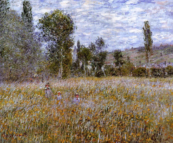  Claude Oscar Monet A Meadow - Canvas Art Print