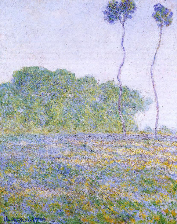 Claude Oscar Monet Meadow at Giverny - Canvas Art Print