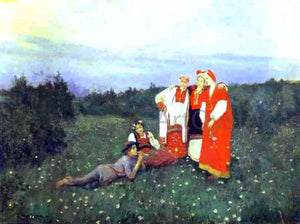  Constantin Alexeevich Korovin Nothern Idyll - Canvas Art Print