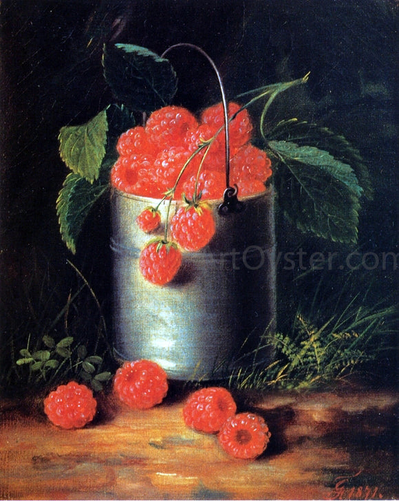  George Forster A Pail of Raspberries - Canvas Art Print
