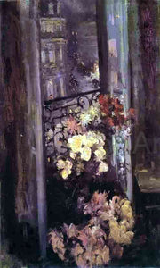  Constantin Alexeevich Korovin A Parisian Balcony - Canvas Art Print