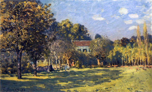  Alfred Sisley A Park in Louveciennes - Canvas Art Print