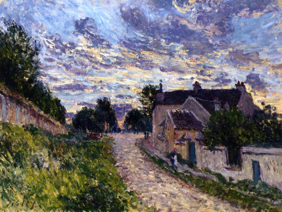  Alfred Sisley A Path in Louveciennes - Canvas Art Print