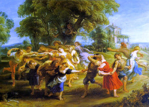  Peter Paul Rubens A Peasant Dance - Canvas Art Print