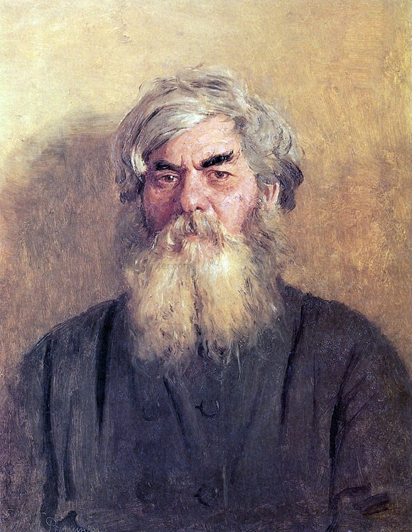  Ilia Efimovich Repin A Peasant with an Evil Eye - Canvas Art Print