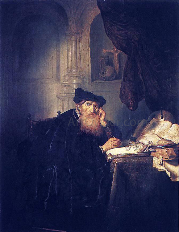  Salomon Koninck A Philosopher - Canvas Art Print
