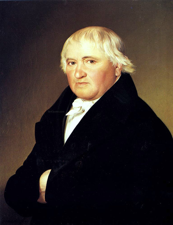  Leopold Fertbauer A Portrait of an Elegant Man - Canvas Art Print