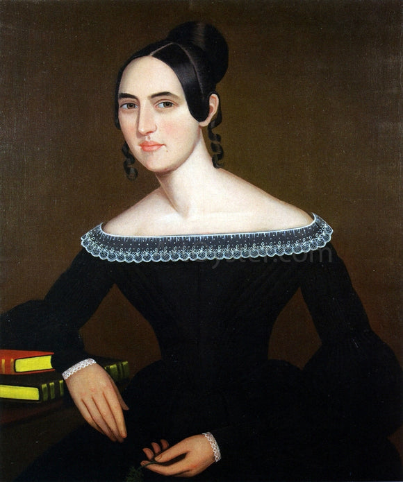  Ammi Phillips A Portrait of Jeanette Payne - Canvas Art Print