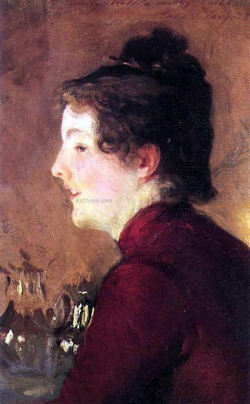  John Singer Sargent A Portrait of Violet - Canvas Art Print