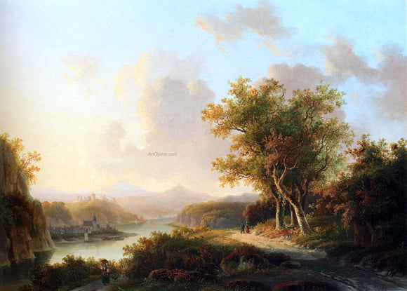  Willem De Klerk A Rhenish Summer Landscape - Canvas Art Print