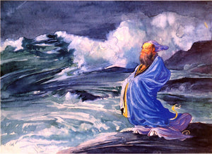  John La Farge A Rishi Calling up a Storm, Japanese Folk Lore - Canvas Art Print