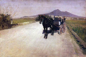  Gustave Caillebotte Road Near Naples - Canvas Art Print