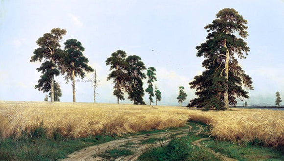  Ivan Ivanovich Shishkin A Rye Field - Canvas Art Print