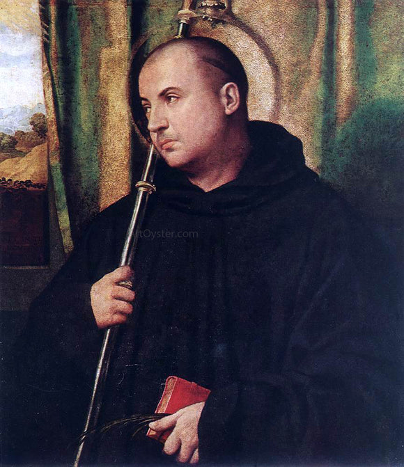  Moretto Da Brescia A Saint Monk - Canvas Art Print