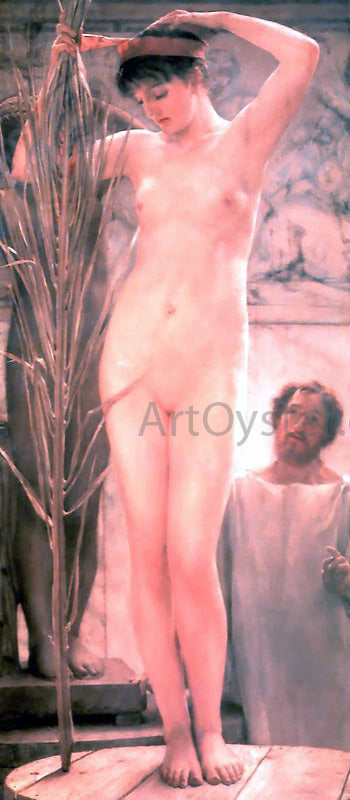  Sir Lawrence Alma-Tadema A Sculptor's Model (also known as Venus Esquilina) - Canvas Art Print