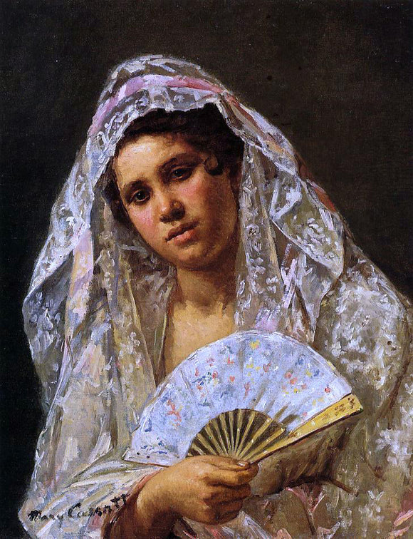  Mary Cassatt A Seville Belle - Canvas Art Print
