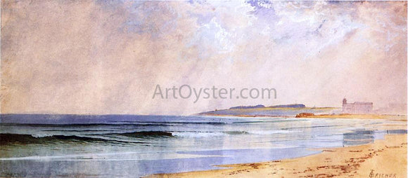  Alfred Thompson Bricher A Showery Cay - Naragansett Pier - Canvas Art Print