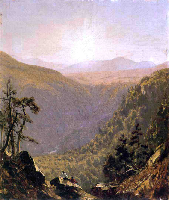  Sanford Robinson Gifford A Sketch in Kauterskill Clove - Canvas Art Print