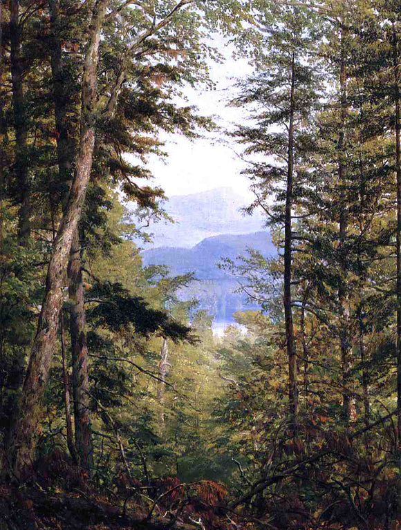  Sanford Robinson Gifford A Sketch on the Huntington River, Vermont - Canvas Art Print