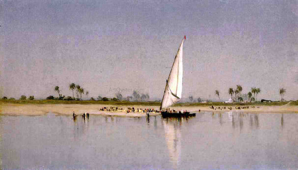  Sanford Robinson Gifford A Sketch on the Nile - Canvas Art Print
