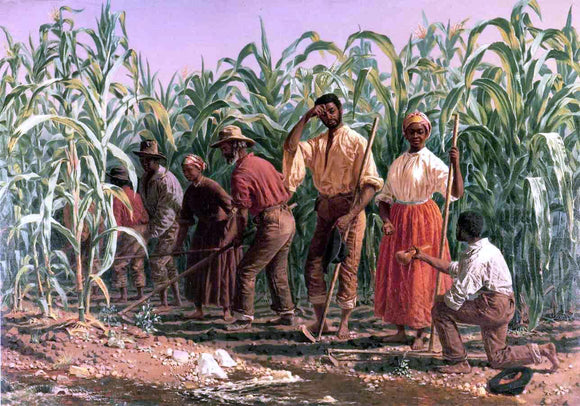  Thomas Waterman Wood A Southern Cornfield, Nashville, Tennessee - Canvas Art Print