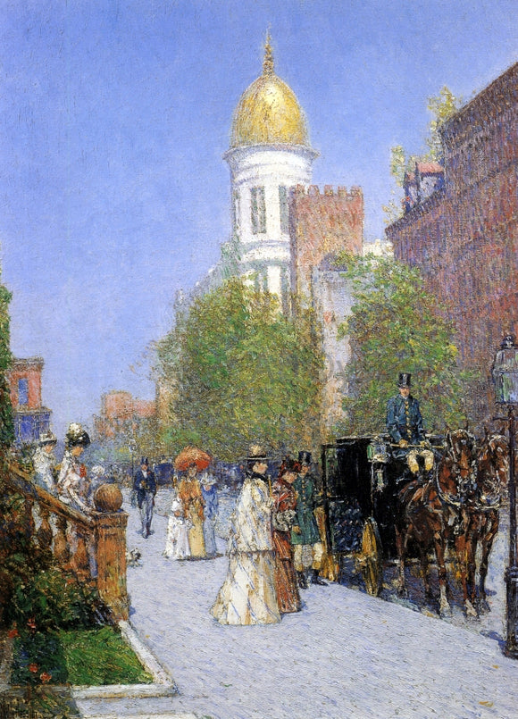  Frederick Childe Hassam A Spring Morning - Canvas Art Print