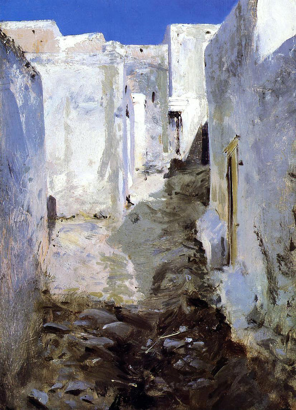  John Singer Sargent A Street in Algiers - Canvas Art Print