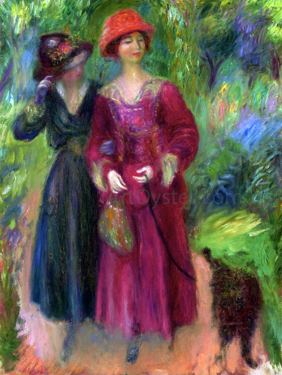  William James Glackens A Stroll in the Park - Canvas Art Print
