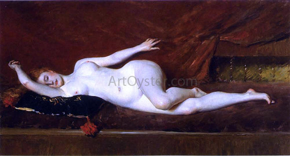  William Merritt Chase A Study in Curves - Canvas Art Print