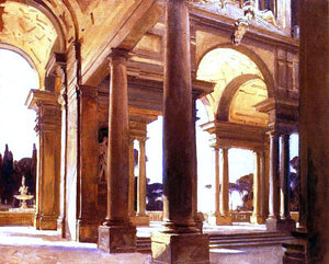  John Singer Sargent A Study of Architecture, Florence - Canvas Art Print